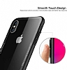 Dafoni Glass Shield iPhone 7 Plus / 8 Plus Siyah Silikon Kenarl Cam Klf - Resim: 4