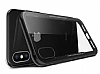 Dafoni Glass Shield iPhone 7 Plus / 8 Plus Siyah Silikon Kenarl Cam Klf - Resim: 1