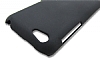 Eiroo HTC One V Kumlu Siyah Rubber Klf - Resim: 1