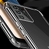 Dafoni Hummer Samsung Galaxy S21 Ultra Sper Koruma Silikon Kenarl effaf Klf - Resim: 6