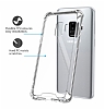 Dafoni Hummer Samsung Galaxy S9 Plus Ultra Koruma Silikon Kenarl effaf Klf - Resim: 3