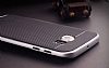 Dafoni iPaky Samsung Galaxy S6 Edge Ultra Koruma Silver Klf - Resim: 3