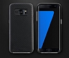Dafoni iPaky Samsung Galaxy S7 Edge Ultra Koruma Silver Klf - Resim: 2