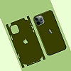 Dafoni Samsung Galaxy E7 Mat Ak Yeil Telefon Kaplama - Resim: 2