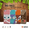 Dafoni iPhone 4 / 4S Big Face Fox Rubber Klf - Resim: 1