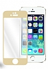 Eiroo iPhone SE / 5 / 5S Gold n+Arka Cam EKF ve Bumper ereve Klf - Resim: 2