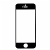 Dafoni iPhone SE / 5 / 5S Metal Kenarl Tempered Glass Premium Siyah Cam Ekran Koruyucu - Resim: 1