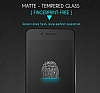 Dafoni iPhone 6 / 6S Full Tempered Glass Premium Siyah Mat Cam Ekran Koruyucu - Resim: 3