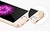 Dafoni iPhone 6 / 6S Metal Kenarl Tempered Glass Premium Silver Kavisli Cam Ekran Koruyucu - Resim: 5