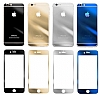 Dafoni iPhone 6 / 6S n + Arka Tempered Glass Ayna Silver Cam Ekran Koruyucu - Resim: 7