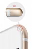 Dafoni iPhone 6 Plus / 6S Plus Full Tempered Glass Premium Beyaz Cam Ekran Koruyucu - Resim: 9