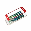 Dafoni iPhone 6 Plus / 6S Plus Full Tempered Glass Premium Krmz Cam Ekran Koruyucu - Resim: 6