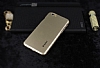 Dafoni iPhone 6 Plus / 6S Plus Metallic Thin Gold Rubber Klf - Resim: 1