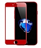 Dafoni iPhone 7 / 8 Full Tempered Glass Krmz Cam Ekran Koruyucu - Resim: 7