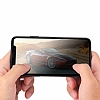 Dafoni iPhone X / XS Full Tempered Glass Premium Siyah Mat Cam Ekran Koruyucu - Resim: 1