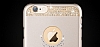 Dafoni Joyroom iPhone 6 / 6S Tal Gold Rubber Klf - Resim: 7