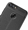 Dafoni Liquid Shield Premium Huawei P Smart Siyah Silikon Klf - Resim: 1