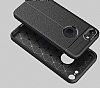 Dafoni Liquid Shield Premium iPhone 7 Siyah Silikon Klf - Resim: 1