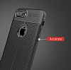 Dafoni Liquid Shield Premium iPhone 7 Plus Siyah Silikon Klf - Resim: 3