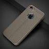 Dafoni Liquid Shield Premium iPhone SE / 5 / 5S Gri Silikon Klf - Resim: 1