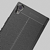 Dafoni Liquid Shield Premium Sony Xperia XA1 Ultra Siyah Silikon Klf - Resim: 1