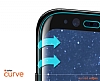 Dafoni Samsung Galaxy S8 Plus Curve Darbe Emici Beyaz n+Arka Ekran Koruyucu Film - Resim: 3