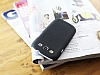 Eiroo Samsung Galaxy S3 / S3 Neo Kumlu Siyah Rubber Klf - Resim: 2