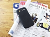 Eiroo Samsung Galaxy S3 / S3 Neo Kumlu Siyah Rubber Klf - Resim: 1