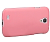 Eiroo Samsung i9500 Galaxy S4 Sert Mat Pembe Rubber Klf - Resim: 1