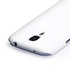 Eiroo Samsung i9500 Galaxy S4 Sert Mat Beyaz Rubber Klf - Resim: 1