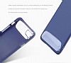 Dafoni Slim Frost iPhone 7 Plus / 8 Plus Ultra Koruma Lacivert Klf - Resim: 6