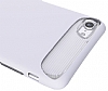 Dafoni Slim Frost iPhone 7 / 8 Ultra Koruma Beyaz Klf - Resim: 4