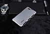 Dafoni Sony Xperia Z1 Compact Metallic Thin Silver Rubber Klf - Resim: 1