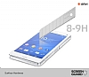 Dafoni Sony Xperia Z3 Tempered Glass Ayna Silver Cam Ekran Koruyucu - Resim: 1