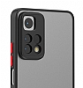 Dafoni Union Xiaomi Redmi Note 11 Pro 5G Ultra Koruma Siyah Klf - Resim: 1