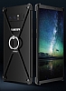 Dafoni X Shape Samsung Galaxy Note 8 Metal Bumper ereve Siyah Klf - Resim: 4