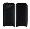 Doormoon HTC One X Lx Kapakl Siyah Deri Klf - Resim: 3