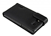 Doormoon LG P700 Optimus L7 Kapakl Siyah Deri Klf - Resim: 2