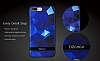 DZGOGO iPhone 7 Plus / 8 Plus Silikon Kenarl Mavi Rubber Klf - Resim: 8