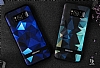 DZGOGO Samsung Galaxy S8 Plus Silikon Kenarl Mavi Rubber Klf - Resim: 6