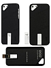 Ego iPhone SE / 5 / 5S Hybrid Series Flash Diskli Siyah Klf - Resim: 3