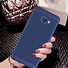Eiroo Air to Dot Samsung Galaxy C5 Pro Delikli Siyah Rubber Klf - Resim: 4