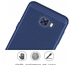 Eiroo Air to Dot Samsung Galaxy C5 Pro Delikli Krmz Rubber Klf - Resim: 3