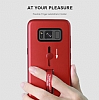 Eiroo Alloy Fit Samsung Galaxy Note 5 Selfie Yzkl Siyah Klf - Resim: 4
