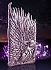Eiroo Angel Wings iPhone 6 Plus / 6S Plus ift Katmanl Pembe Rubber Klf - Resim: 2
