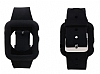 Eiroo Apple Watch Silikon Kordon Siyah Klf (38 mm) - Resim: 1