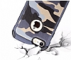 Eiroo Army iPhone 6 Plus / 6S Plus Ultra Koruma Kahverengi Klf - Resim: 1
