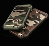 Eiroo Army iPhone SE / 5 / 5S Kamuflaj Ultra Koruma Kahverengi Klf - Resim: 1