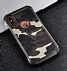 Eiroo Army iPhone X / XS Ultra Koruma Yeil Klf - Resim: 5