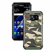 Eiroo Army Samsung Galaxy S7 Edge Ultra Koruma Yeil Klf - Resim: 4